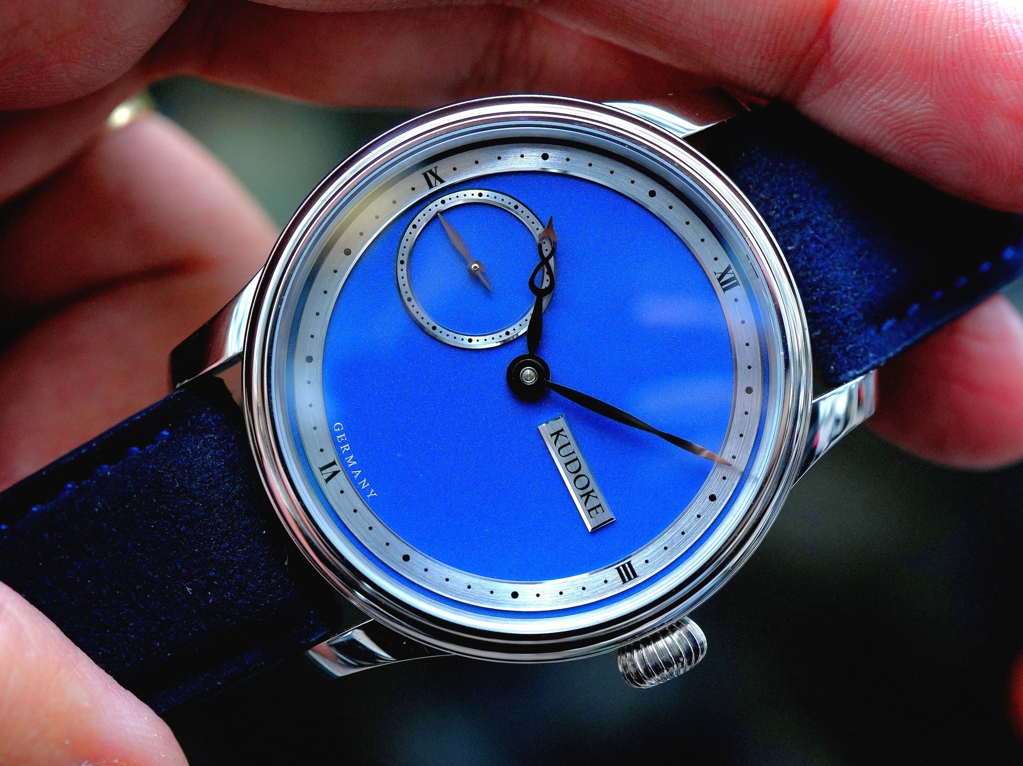 The Kudoke Handwerk K1 Blue Dial 39mm: A German Artisan's Triumph
